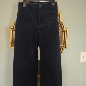 Anthropologie Maeve Colette Wide-Leg Cropped Corduroy Pant